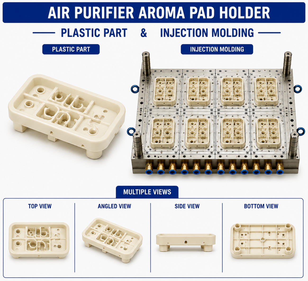Air Purifier Plastic Aroma Pad Holder Mould and Moulding Service